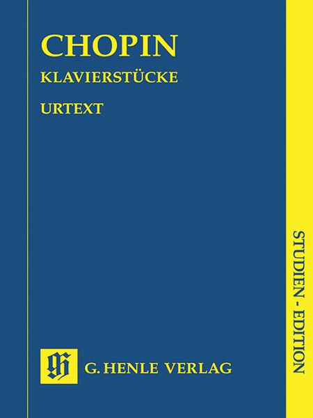 Piano Pieces = Klavierstücke / edited by Ernst Herttrich.