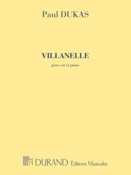 Villanelle : Pour Cor Et Piano.