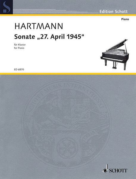 Sonata (27 April 1945) : For Piano.