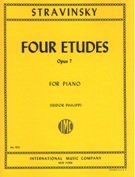 Four Etudes, Op. 7 : For Piano / edited by Isidor Philipp.