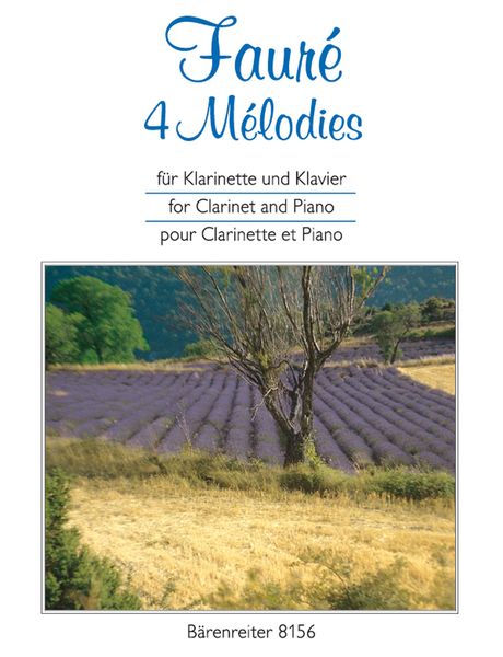 Quatre Melodies : For Clarinet and Piano.