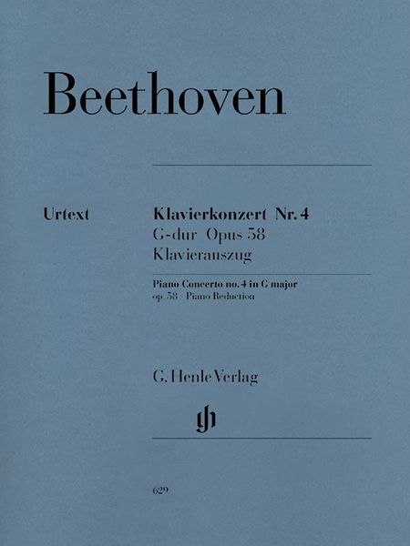 Concerto No. 4 In G Major, Op. 58 : For Piano and Orchestra / Piano reduction.