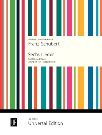 Sechs Lieder : Für Flote und Klavier.