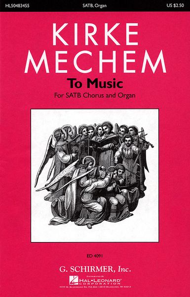 To Music, Op. 66, No. 1 : For SATB Chorus & Organ.