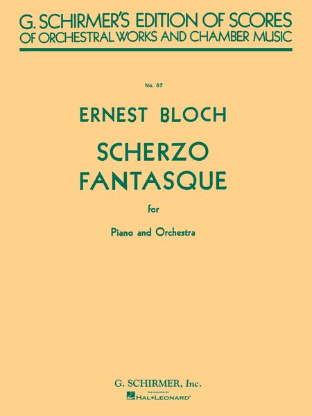 Scherzo Fantastique : For Piano and Orchestra.