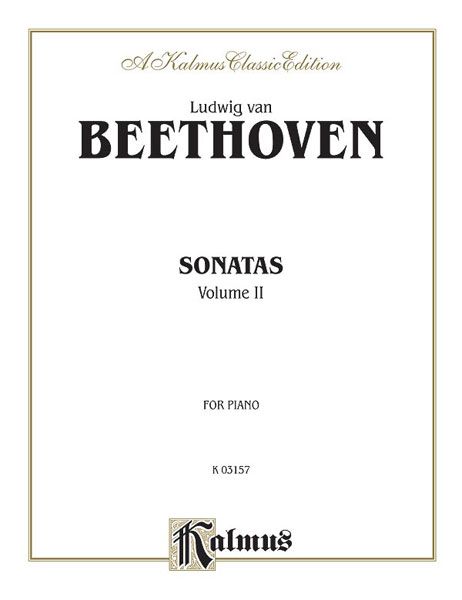 Sonatas, Vol. 2 : For Piano.