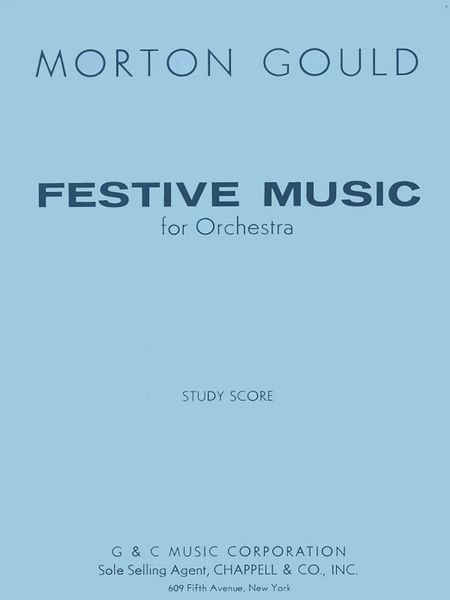 Festive Music : For Orchestra.