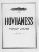 Divertimento, Op. 61 No. 5 : For Oboe, Clarinet, Bassoon and Horn, Or 4 Clarinets.