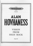 Vision From High Rock, Op. 123 : For Orchestra.