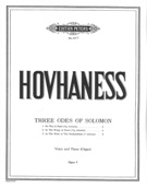 Three Odes Of Solomon : For Medium Voice and Piano.