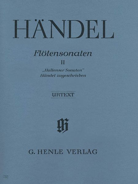 Sonatas, Vol. 2 (Halle Sonatas) : For Flute and Basso Continuo.