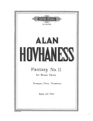 Fantasy No. II, Op. 70 No. 2 (From Five Fantasies) : For Brass Choir (Trumpet, Horn, Trombone).