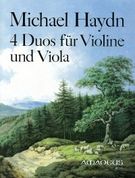 Four Duos : For Violin and Viola / Revised and edited by Yvonne Morgan.