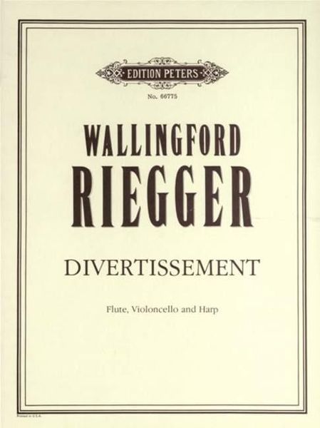 Divertissement : For Flute, Cello, and Harp.