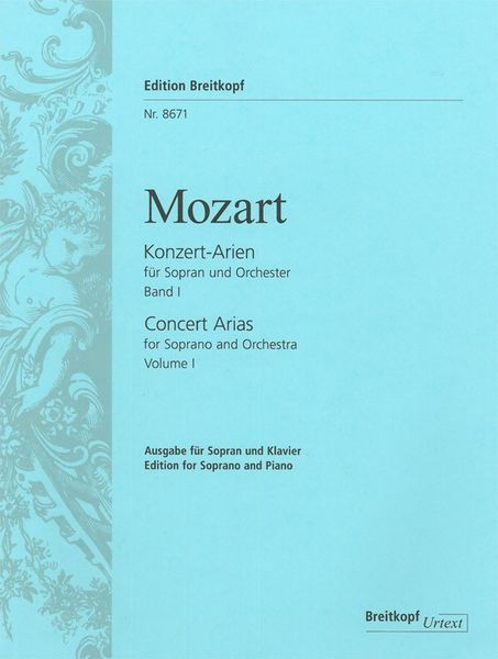 Konzert Arien Für Sopran und Orchester, Band 1 - Ausgabe Für Sopran und Klavier.