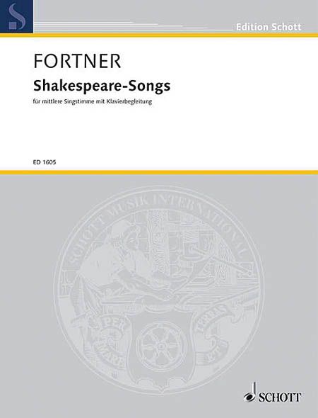 Songs Nach Texten von Shakespeare : For Voice and Piano.