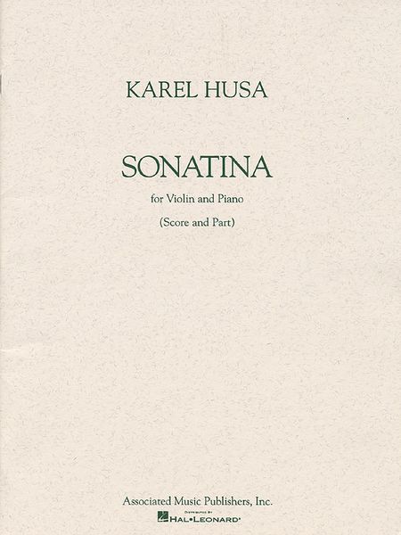 Sonatina : For Violin and Piano (1945).