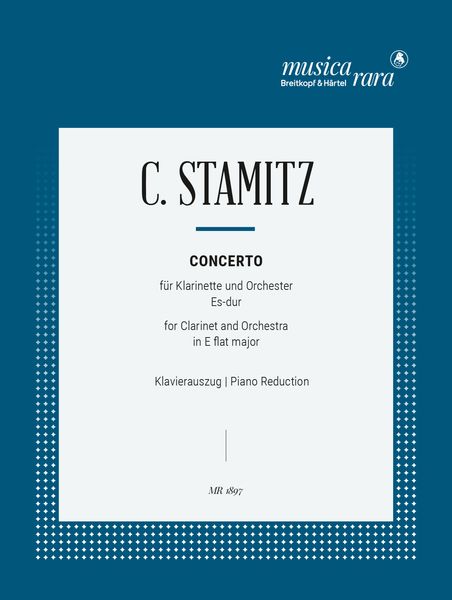 Concerto In E Flat Major : For Clarinet and Orchestra - Piano reduction.