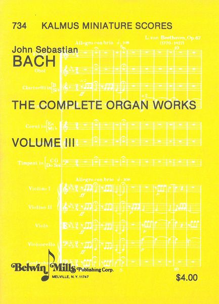 Complete Organ Works, Vol. 3.