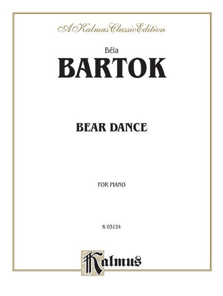 Bear Dance : For Piano.