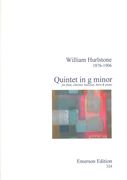 Quintet In G Minor : For Flute, Clarinet, Bassoon, Horn and Piano / Ed. by Jonathan Kershaw.