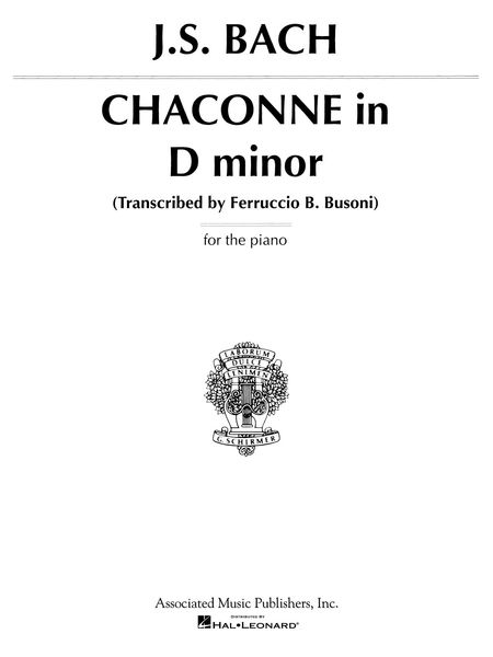 Chaconne In D Minor.