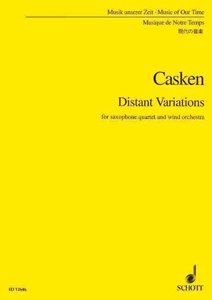 Distant Variations : For Saxophone Quartet and Wind Orchestra.