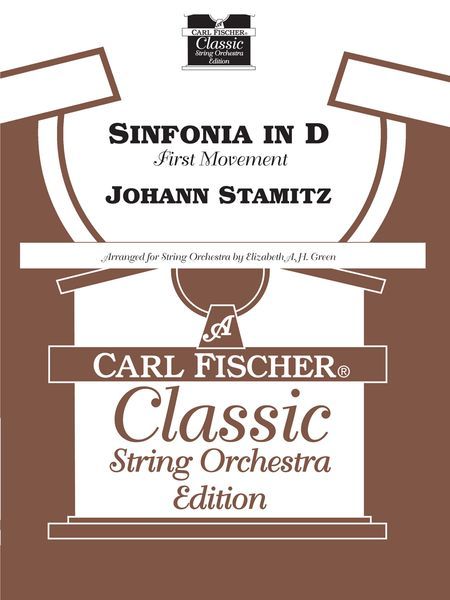 Sinfonia In D, First Movement : For String Orchestra / arranged by Elisabeth A. H. Green.