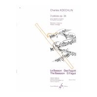 Three Pieces, Op. 34 : For Bassoon & Piano.
