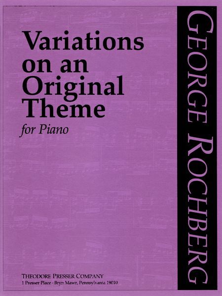 Variations On An Original Theme : For Piano Solo (1941).