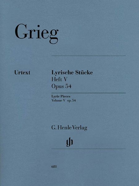 Lyric Pieces, Book 5, Op. 54 : For Piano / edited by Ernst-Guenter Heinemann.