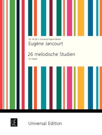 Twenty Six Melodic Studies : For Bassoon.