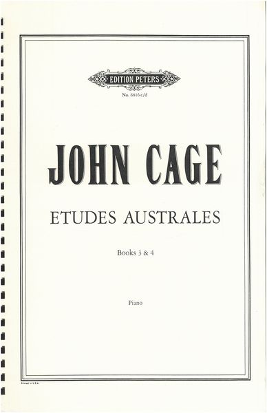 Etudes Australes, Books III & IV : For Piano.