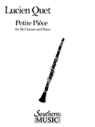 Petite Piece : For Clarinet & Piano.