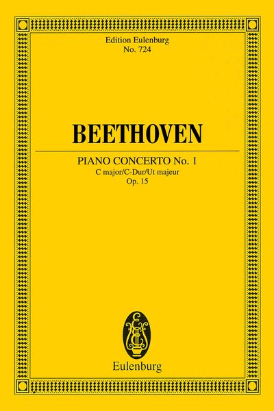 Concerto No. 1 In C Major, Op. 15 : For Piano and Orchestra.