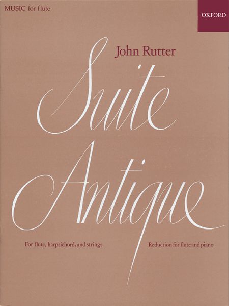 Suite Antique : reduction For Flute and Piano.