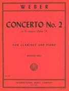 Concerto No. 2 In Eb Major, Op. 74 : For Clarinet and Piano / Ed. by Reginald Kell.