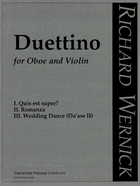Duettino : For Oboe and Violin.