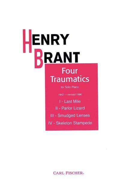 Four Traumatics : For Solo Piano.