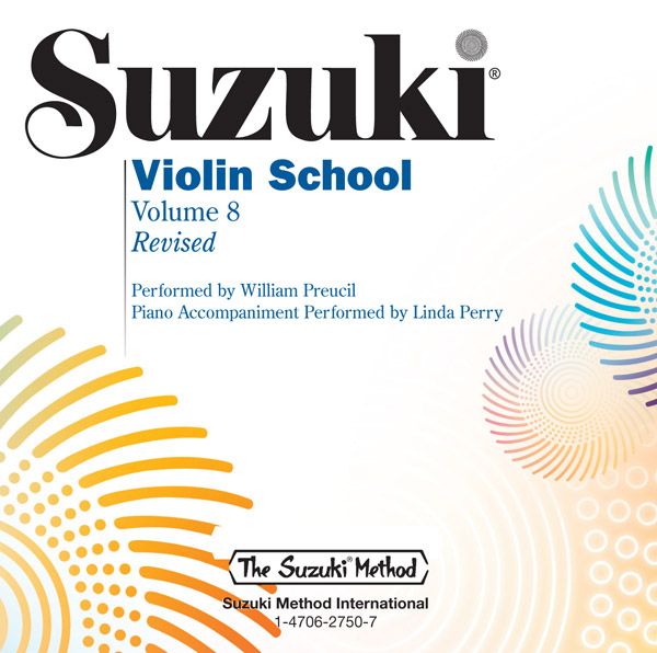 Suzuki Violin School, Vol. 8, Revised : CD / Performed by Koji Toyoda.