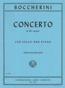 Concerto In B Flat Major : For Cello & Orchestra - Piano reduction / Ed. by Friedrich Gruetzmacher.