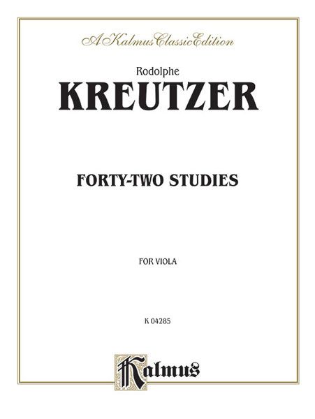 Forty-Two Studies : For Viola.