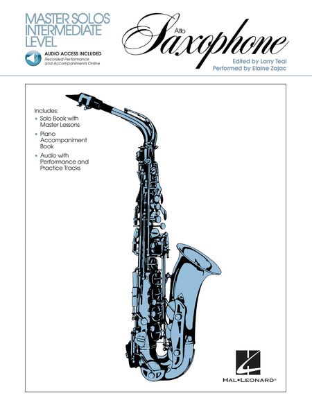 Master Solos Intermediate Level For Alto Saxophone / ed. by Larry Teal.