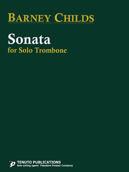 Sonata : For Solo Trombone (1962).