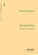 Sonata Forty : For Horn And Piano (1991).