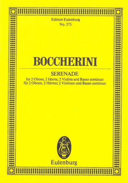 Serenade In D Major : For Two Violins, Bass, 2 Oboes and 2 Horns / Ed. by Karl Haas.