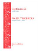 Four Little Pieces : For Cornet Or Trumpet and Piano.