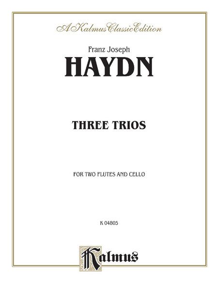 Three London Trios : For 2 Flutes And Cello.