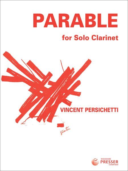 Parable XIII, Op. 126 : For Solo Clarinet.