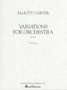 Variations For Orchestra : 1993 Edition.